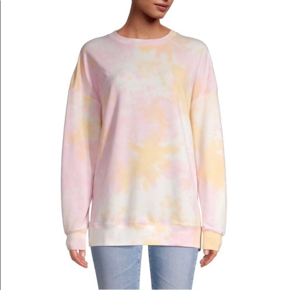 Wildfox Tie Dye Cotton Candy Sweatshirt Womens Size Medium